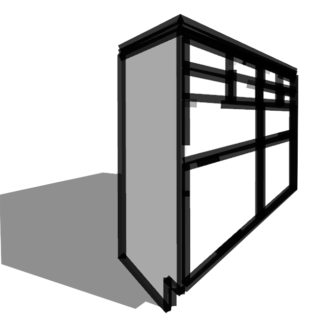 Mid century sketch of chest of drawers