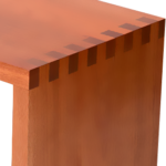The box joint is a method of Area46Furniture to join wood together