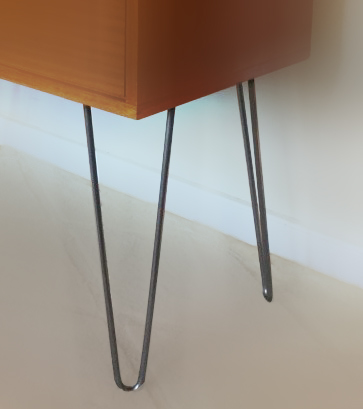 Iconic mid century modern Hairpin Legs created by Henry P. Glass in 1941